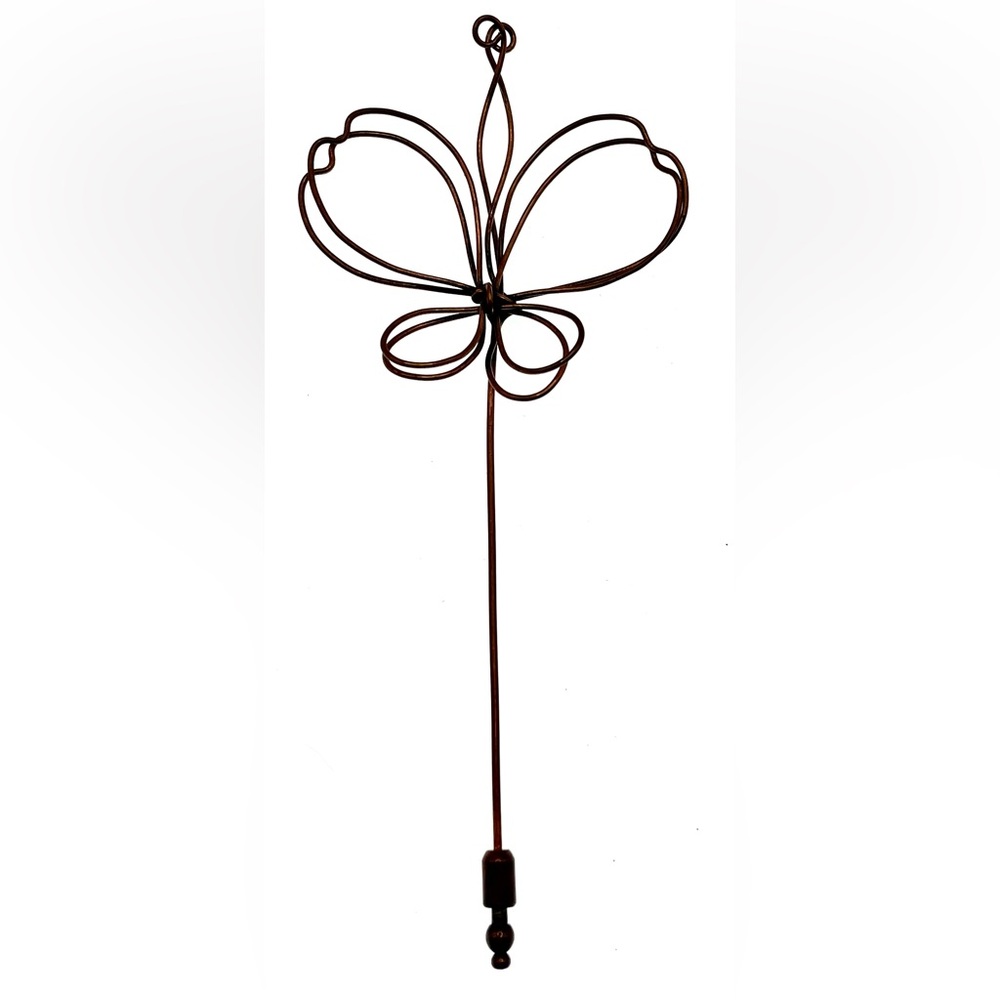 3 for $30 Vintage Copper Wire Butterfly Shawl Lapel Hat Pin Brooch